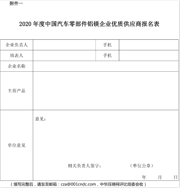 2020年度鋁鎂企業(yè)優(yōu)質(zhì)供應(yīng)商評比正式啟動